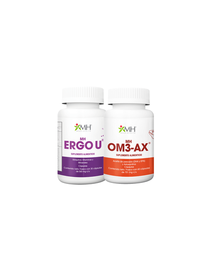 DUO JUVENTUD - Omega 3, Astaxantina, Ubiquinol, Jalea Real, Vitaminas y Minerales