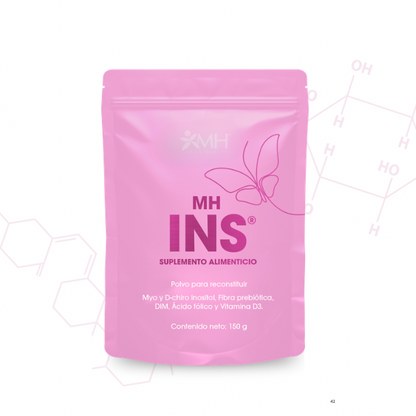 Inositol 40:1 + Inulina de Achicoria + Diindolilmetano + Ácido fólico + Vitamina D3: INS - 1 mes