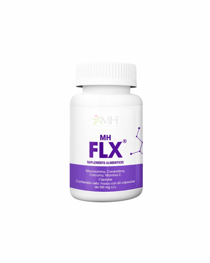 Glucosamina sulfato + Condroitina sulfato + Curcumina + Vitamina C - FLX - 1 mes