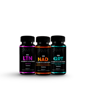 Triada BioHack - Precursor de NAD + Quercetina + Luteolina - 1 mes
