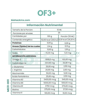 Fosfatidilserina Infantil 6+ años - of3 - 1 mes