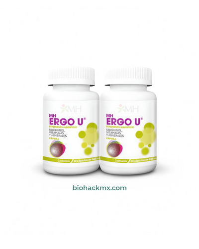 ERGO-U - Ubiquinol con Jalea Real, Vitaminas y Minerales - 1 mes