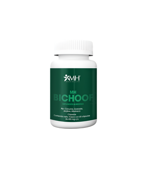 AJO + CÚRCUMA + JENGIBRE + PAPAYA + ALBAHACA + CLAVO + CANELA - BICHOOF 1 MES